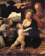 Barend van Orley Holy Family painting